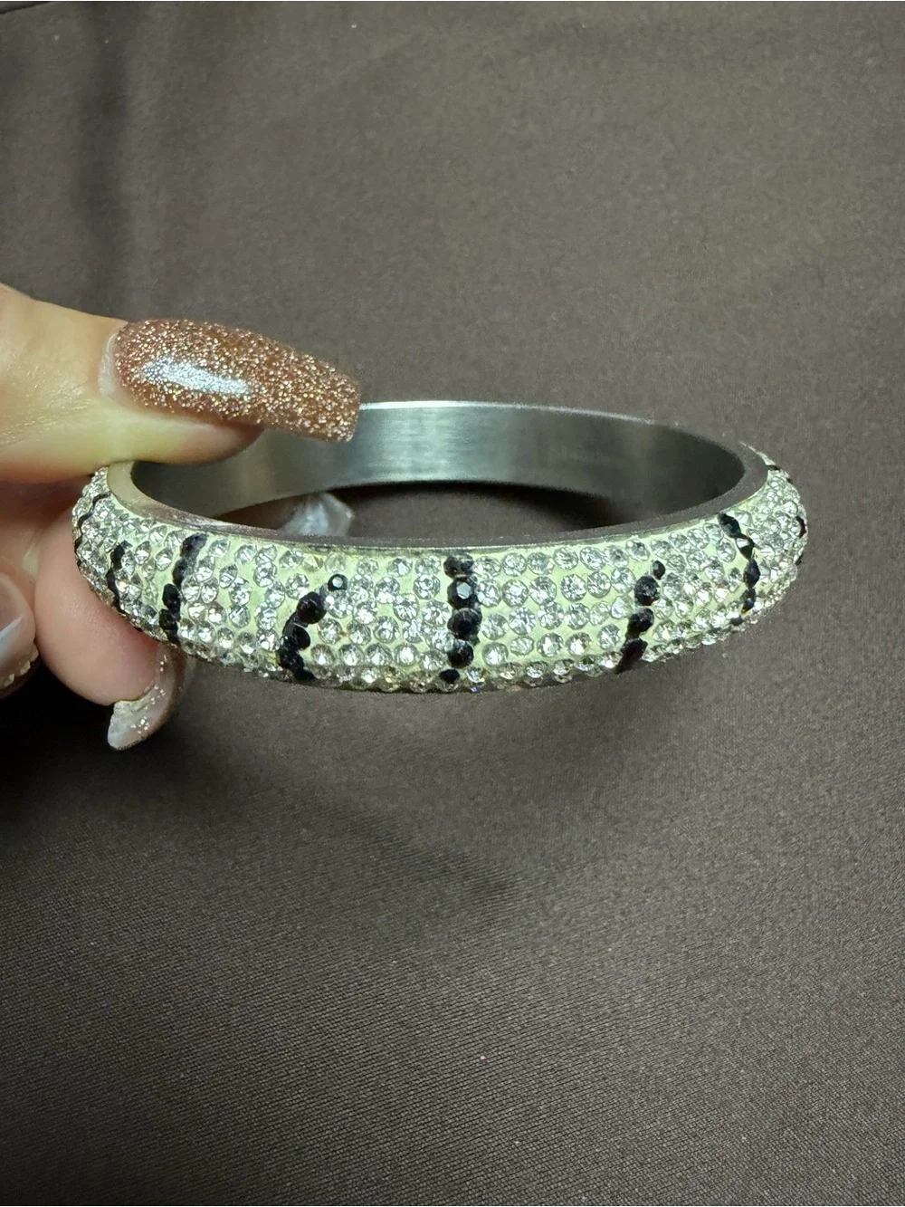 Park Lane Party Girl Bracelet Swarovski Crystal Zebra Retired $258